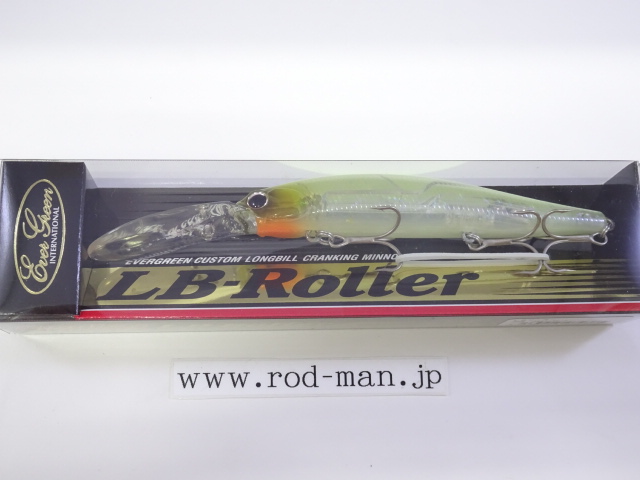 エバーグリーン Evergreen Lbローラー Lb Roller ただ巻きロングビルミノー Rodmanバス釣り用品の通販サイト ルアーショップ ロッドマン 遠賀川のガイドサービス レンタルボートもおまかせ下さい