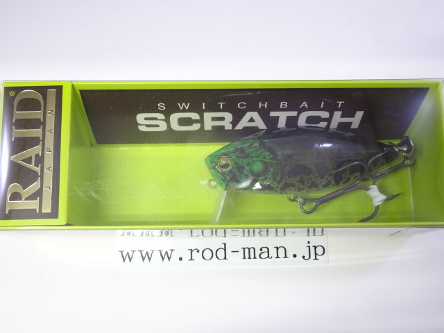 送料2円で発送可能 レイドジャパン Raid Japan スクラッチ Scratch Rodmanバス釣り用品の通販 サイト ルアーショップ ロッドマン 遠賀川のガイドサービス レンタルボートもおまかせ下さい